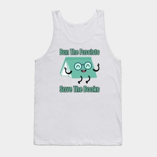 Ban The Fascists Save The Books Tank Top